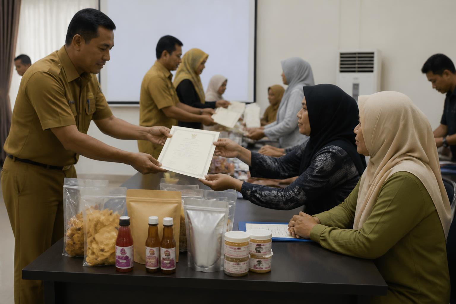 Pemprov Sulteng Dampingi 40 UMKM Daftarkan Merek, 17 Sertifikat Telah Terbit